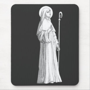 Saint Catherine of Siena Virgin Mouse Pad