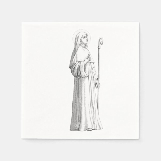 Saint Catherine of Siena Virgin Napkin (Front)