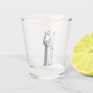 Saint Catherine of Siena Virgin Shot Glass