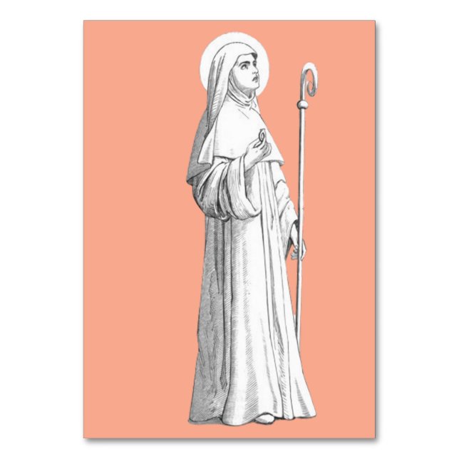 Saint Catherine of Siena Virgin Table Number (Front)