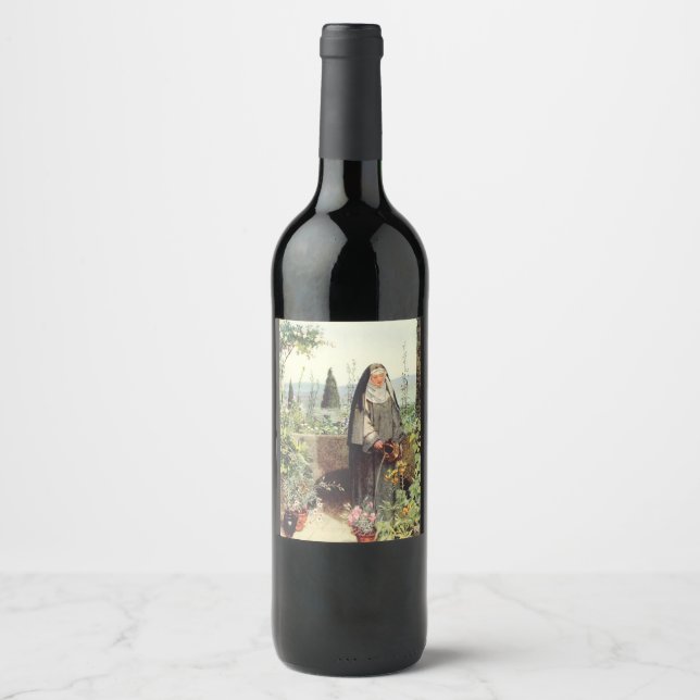 Saint Catherine of Siena Wine Label (Front)