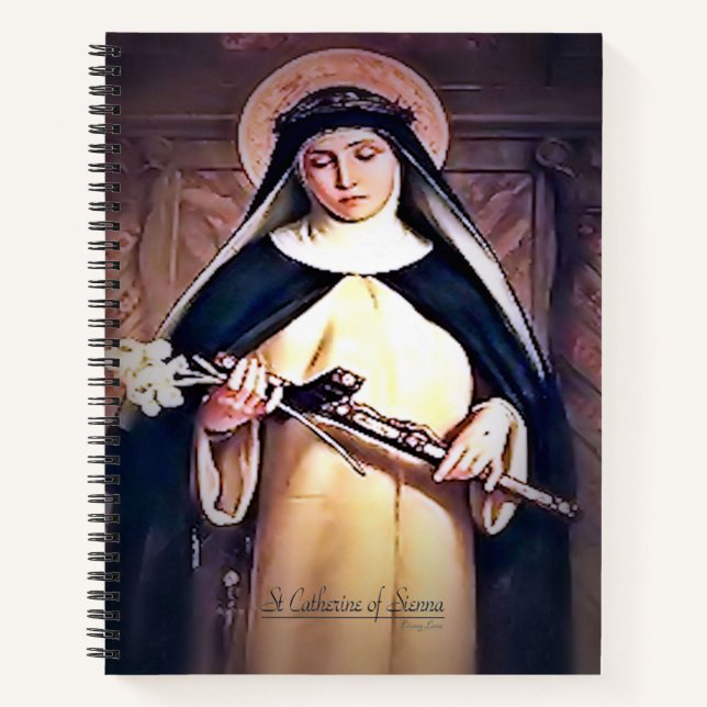 Saint Catherine of Sienna Notebook (Front)