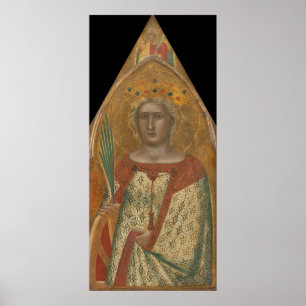 Saint Catherine, Pietro Lorenzetti Fine Art Poster