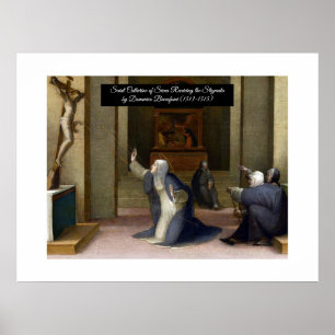Saint Catherine Receiving the Stigmata Poster