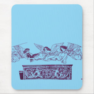 Saint Catherine’s Body Carried by the Angels Mouse Pad