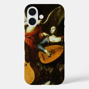 Saint Cecilia and the Angel by Carlo Saraceni iPhone 16 Case