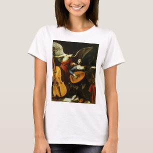 Saint Cecilia and the Angel by Carlo Saraceni T-Shirt