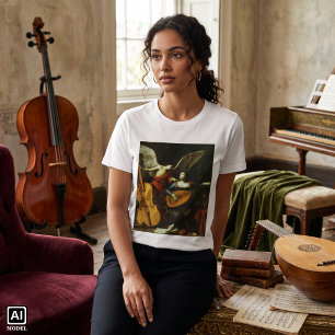 Saint Cecilia and the Angel by Carlo Saraceni T-Shirt