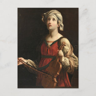 Saint Cecilia by Guido Reni Postcard