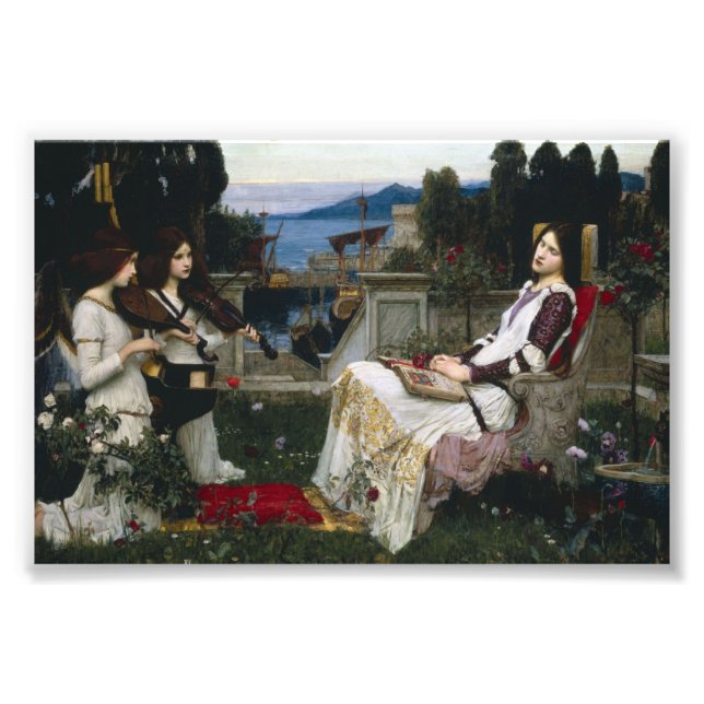 Saint Cecilia in the Garden Photo Print (Front)