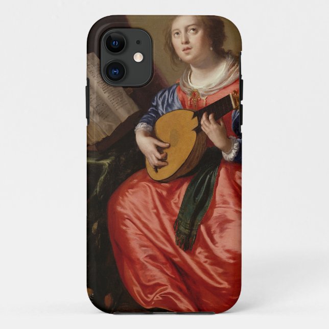 Saint Cecilia (oil on canvas) Case-Mate iPhone Case (Back)