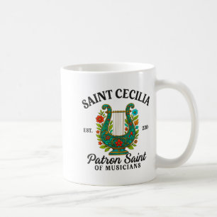 Saint Cecilia Patron Saint Of Musicians Catholic M Coffee Mug