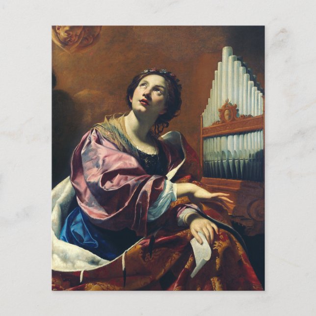 Saint Cecilia Premium "Heavenly Concert" Art Print (Front)