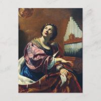 Saint Cecilia Premium "Heavenly Concert" Art Print