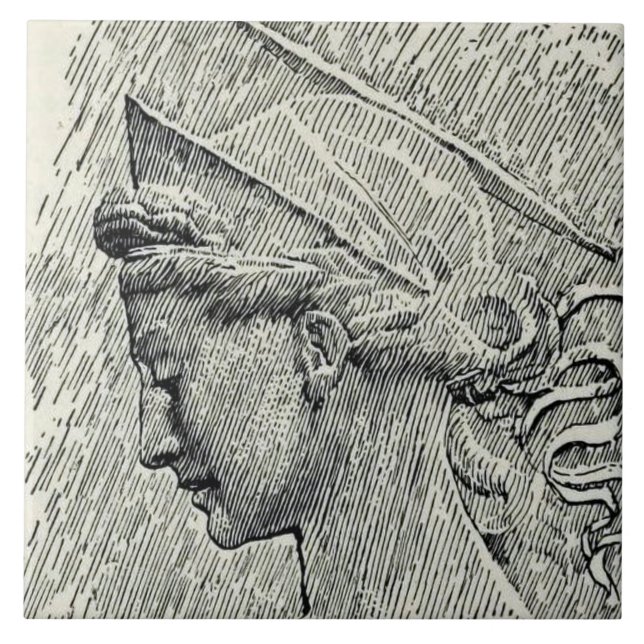 Saint Cecilia Virgin and martyr Ceramic Tile (Front)