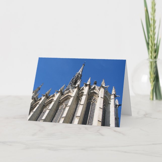 Saint Chapelle Paris Card (Front)