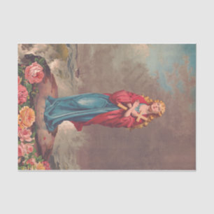 Saint Christina of Bolsena patron of sailors Tissue Paper