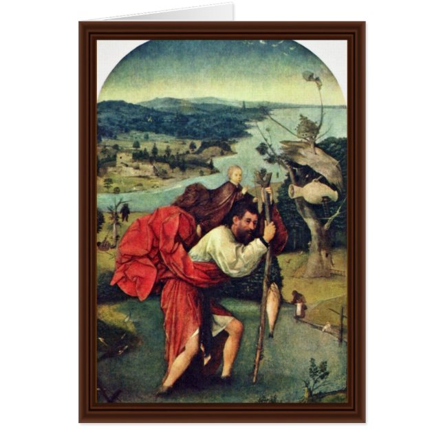 Saint Christopher. By Hieronymus Bosch (Best Quali (Front)