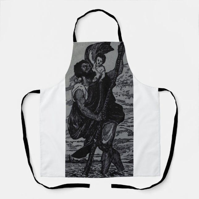 Saint Christopher by Titian  Apron (Front)