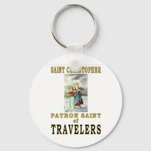 SAINT CHRISTOPHER KEY RING