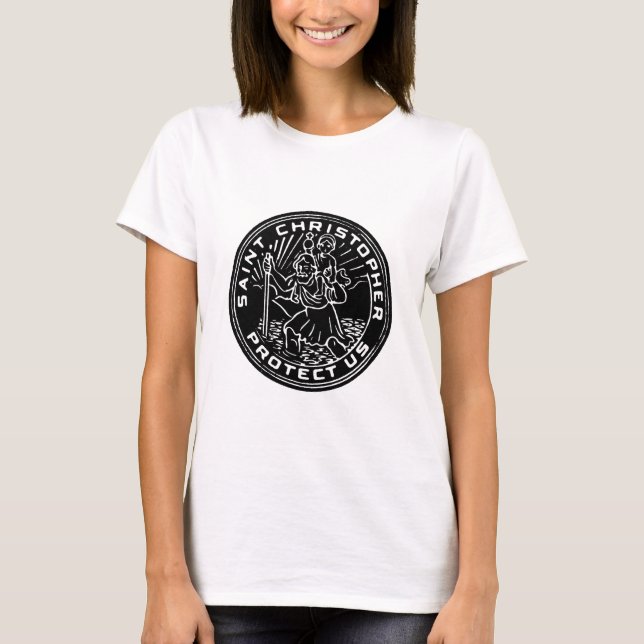 Saint Christopher Medal T-Shirt (Front)