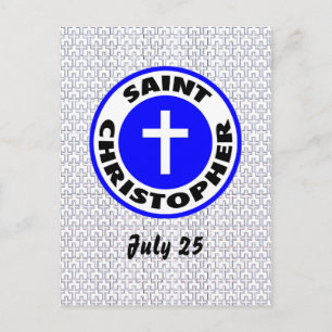 Saint Christopher Postcard