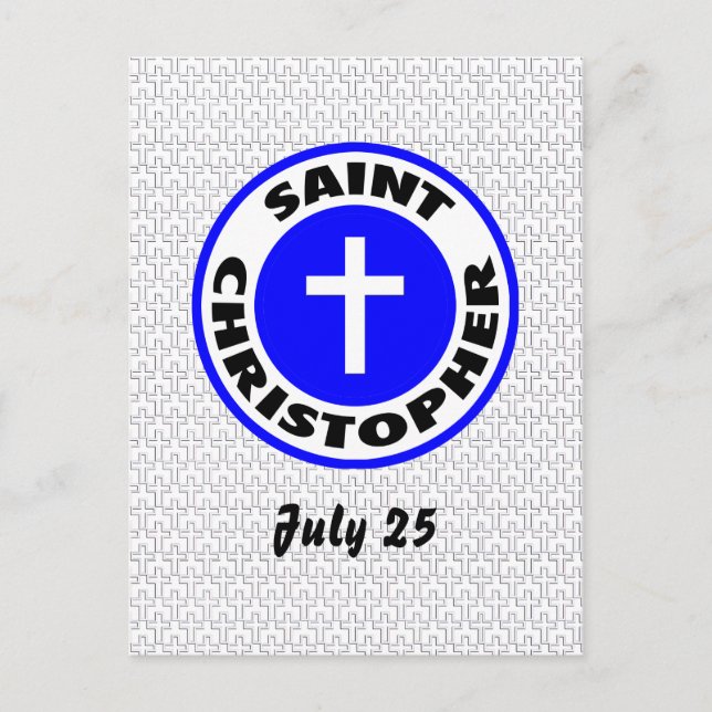 Saint Christopher Postcard (Front)