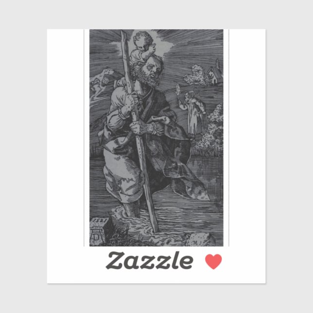 Saint Christopher venerated by Christians  (Sheet)