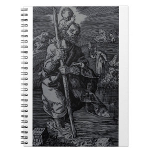 Saint Christopher venerated by Christians  Notebook