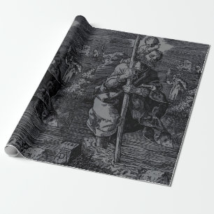 Saint Christopher venerated by Christians  Wrapping Paper
