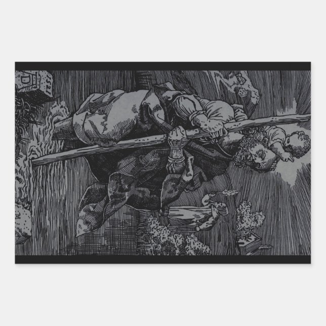 Saint Christopher venerated by Christians  Wrapping Paper Sheet (Front)