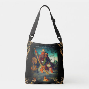 Saint Christopher with the Infant Christ Crossbody Bag