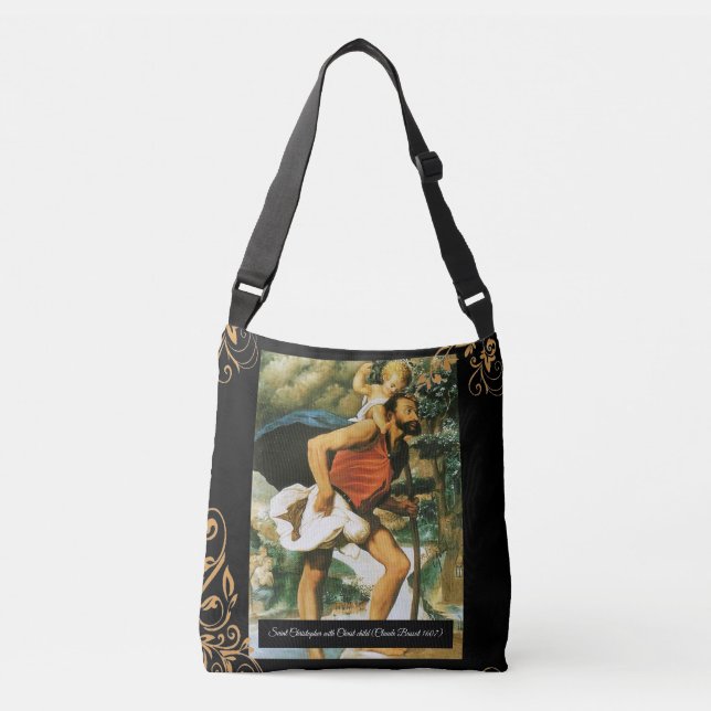 Saint Christopher with the Infant Christ Crossbody Bag (Front)