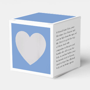 Saint Clare Assisi Card Favour Box