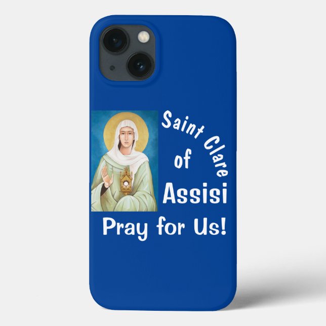 Saint Clare Assisi Case-Mate iPhone Case (Back)