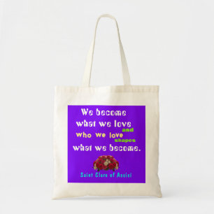 Saint Clare Assisi Poster Tote Bag