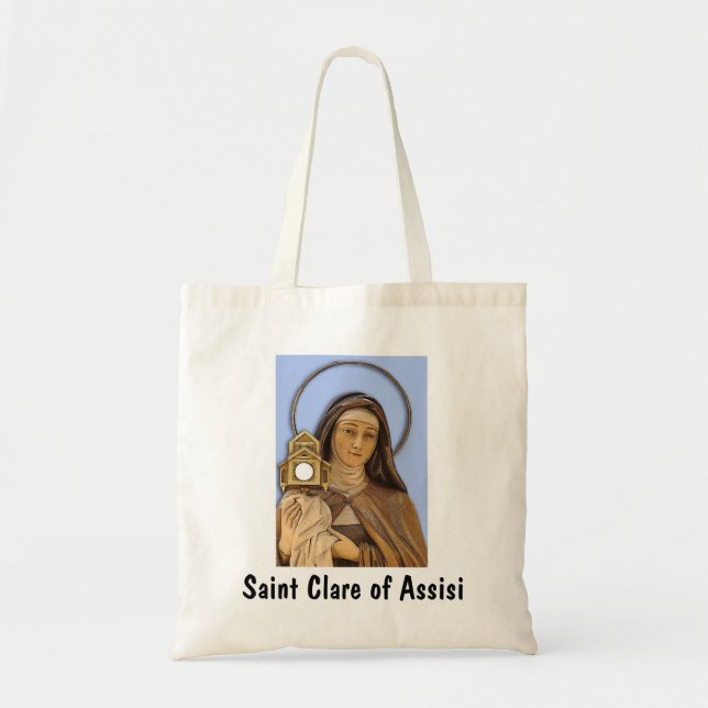 Saint Clare Assisi Tote Bag (Front)