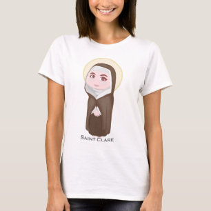 Saint Clare Cute Catholic T-Shirt