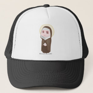 Saint Clare Cute Catholic Trucker Hat