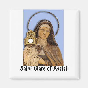 Saint Clare of Assisi Magnet