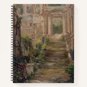Saint-Cloud Castle Ruins Stairs Notebook