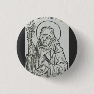 Saint Columba Apostle of the Picts 3 Cm Round Badge