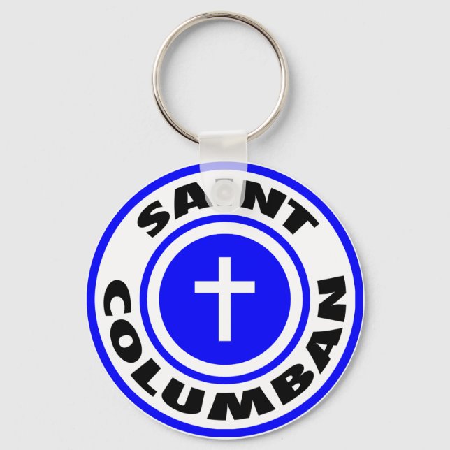 Saint Columban Key Ring (Front)