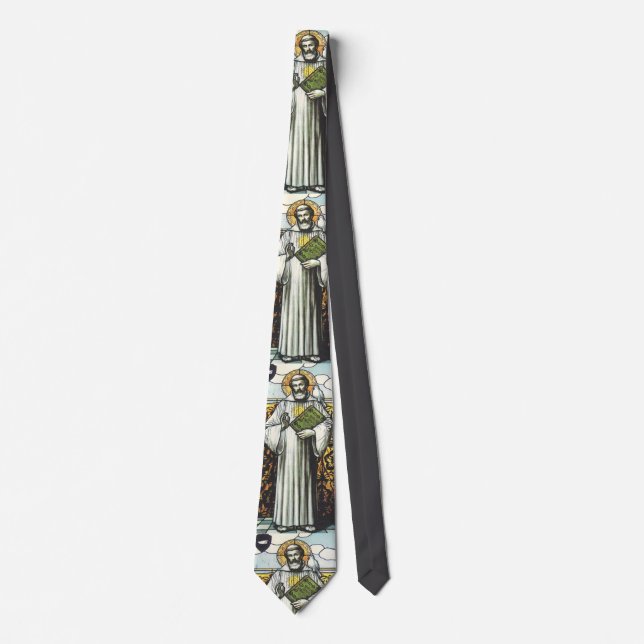 Saint Columbanus Irish missionary Tie (Front)