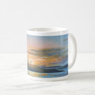 Saint Cuthbert's Isle, Holy Isle, Christian Faith Coffee Mug
