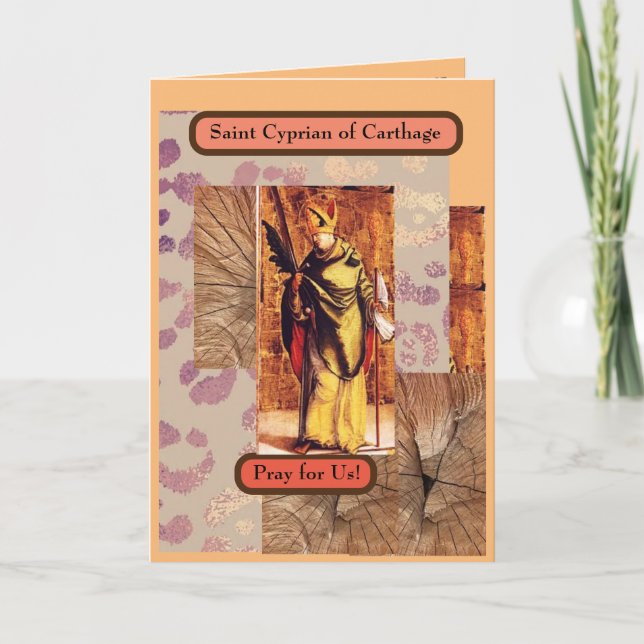 SAINT CYPRIAN OF CARTHAGE Card (Front)