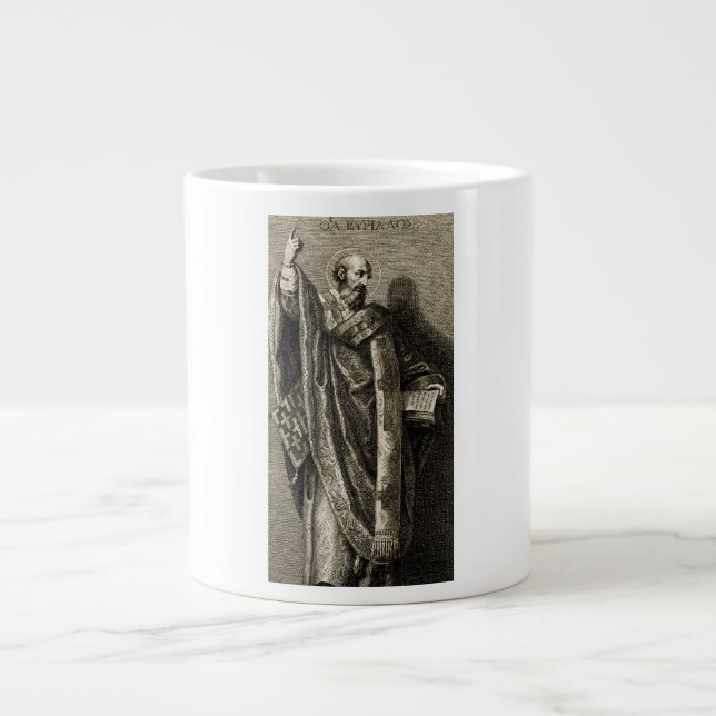 Saint Cyril of Jerusalem Confessor Large Coffee Mug (Front)