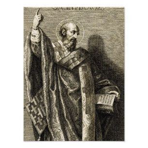 Saint Cyril of Jerusalem Confessor Photo Print