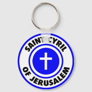 Saint Cyril of Jerusalem Key Ring