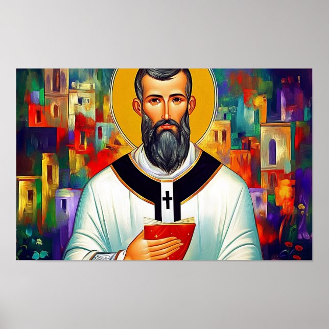 Saint Cyril of Jerusalem Poster (Front)